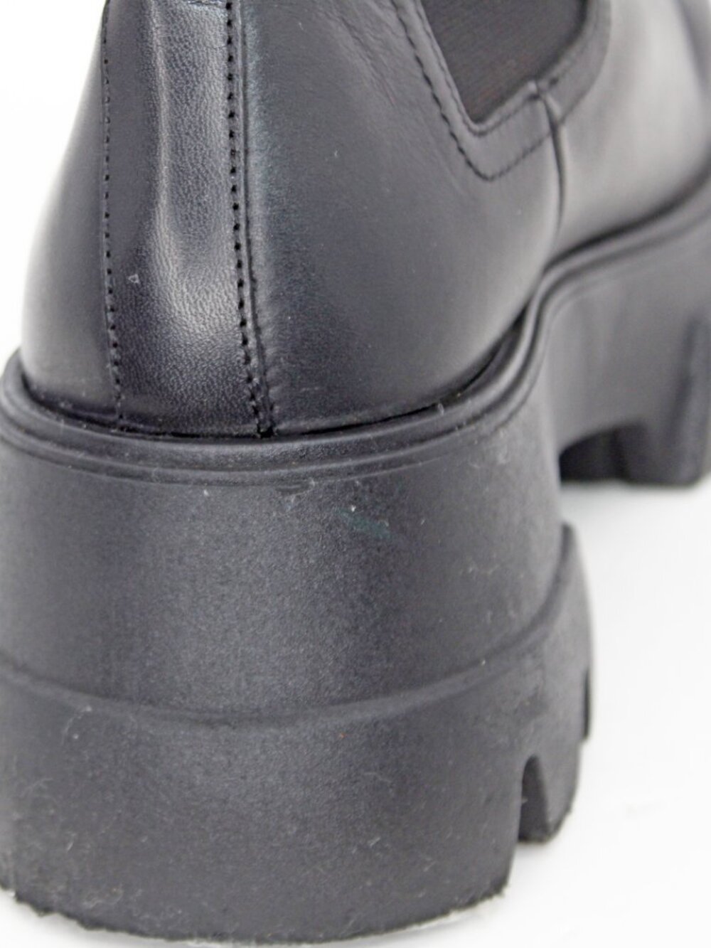 Thursday Boot Company Women's Black Leather ‘Reign’ Platform Boot - Picture 10 of 12